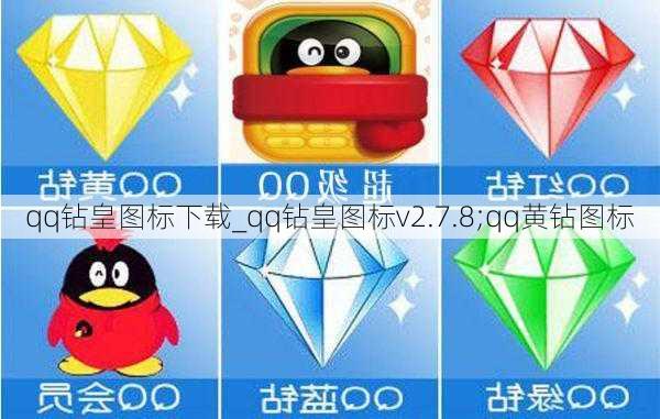 qq钻皇图标下载_qq钻皇图标v2.7.8;qq黄钻图标
