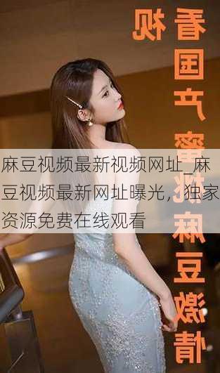 麻豆视频最新视频网址_麻豆视频最新网址曝光，独家资源免费在线观看