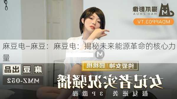 麻豆电—麻豆：麻豆电：揭秘未来能源革命的核心力量