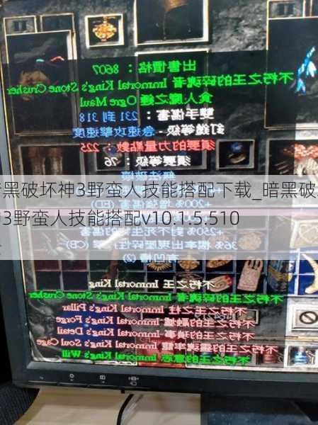 暗黑破坏神3野蛮人技能搭配下载_暗黑破坏神3野蛮人技能搭配v10.1.5.510安