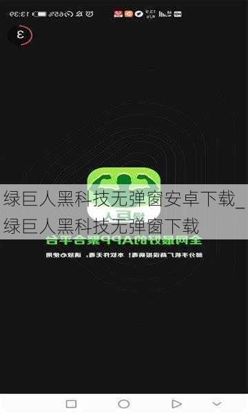 绿巨人黑科技无弹窗安卓下载_绿巨人黑科技无弹窗下载